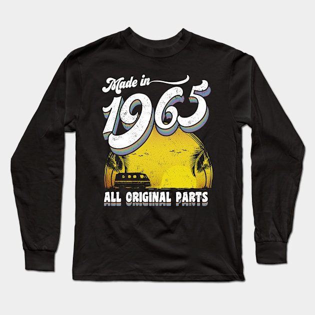 Made in 1965 All Original Parts 53d Birthday Gift Long Sleeve T-Shirt by KsuAnn